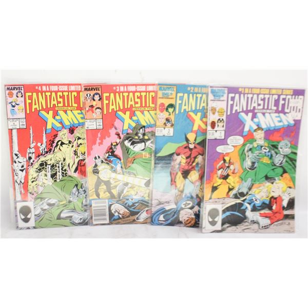 1987 FANTASTIC FOUR VS X-MEN #1-4
