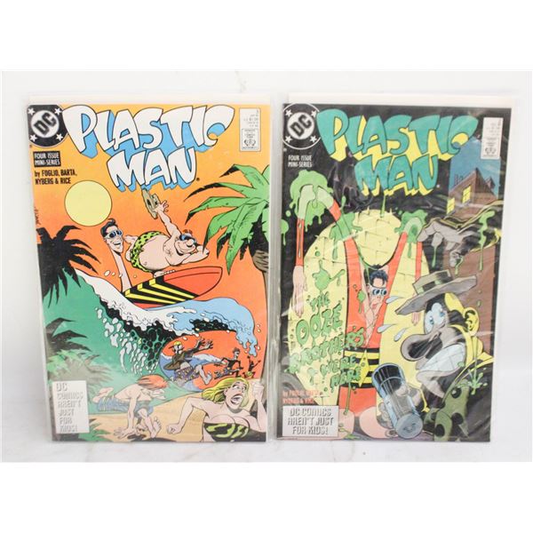 PLASTIC MAN COMIC BOOKS VOLUMES 2 & 3