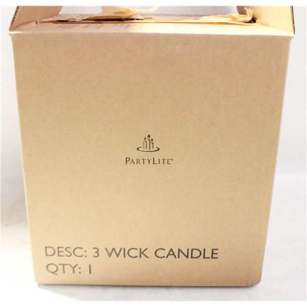NEW PARTYLITE 6X8 HONEYDEW/MINTCRANBERRY SCENTED
