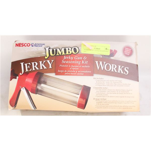 JUMBO JERKY GUN & SEASONING KIT
