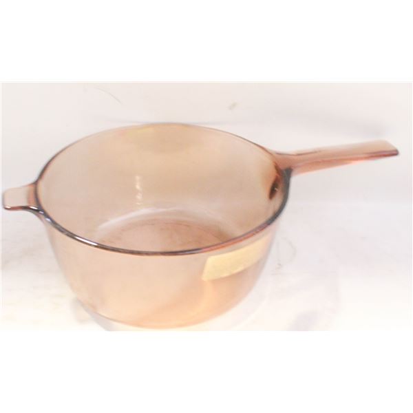 VINTAGE CORNING VISION WARE PYREX AMBER