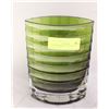 Image 1 : VINTAGE MID-CENTURY OLIVE GREEN VASE