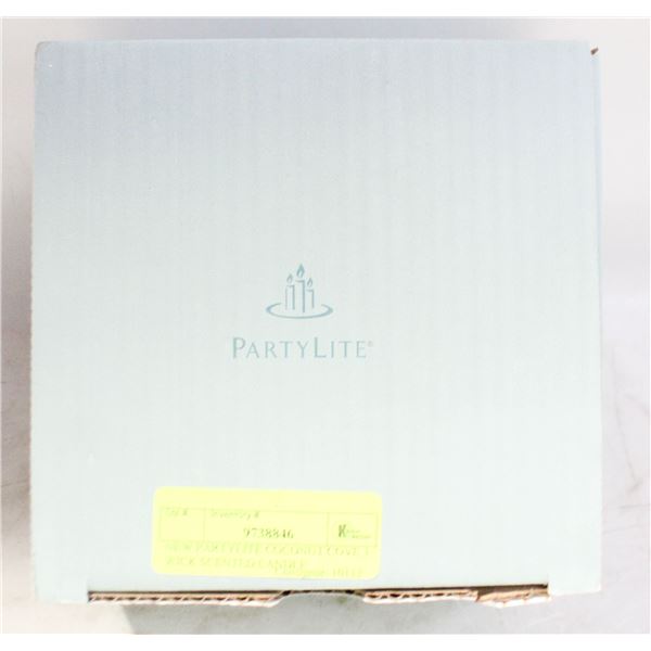 NEW PARTYLITE COCONUT COVE 3 WICK SCENTED CANDLE