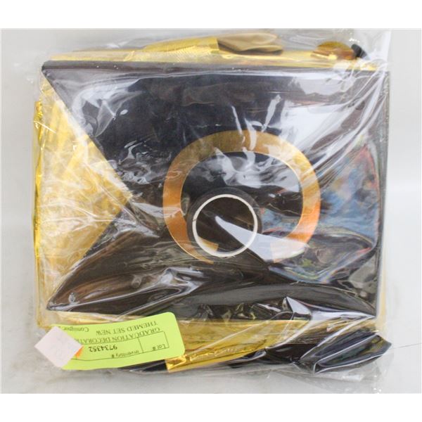 GRADUATION DECORATIONS GOLD THEMED SET NEW