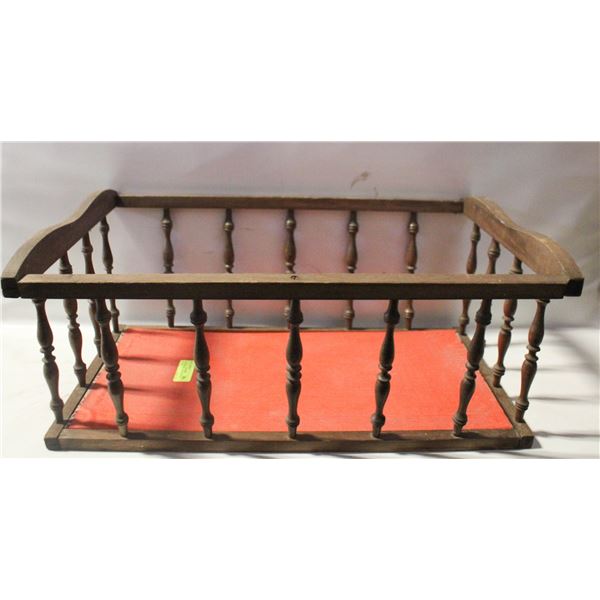 ANTIQUE DOLL CRIB OR PLANT HOLDER