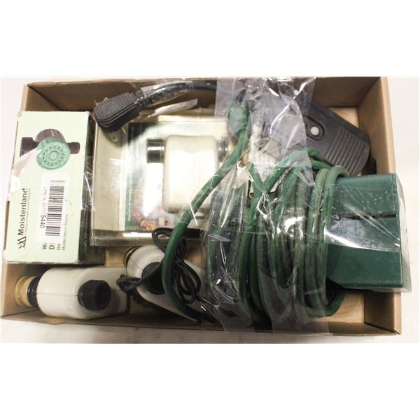 LOT OF OUTDOOR SPRINKLER SYSTEM ATTACHMENTS &