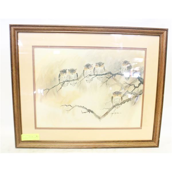 FRAMED ESTATE WALL HANGING ARTWORK