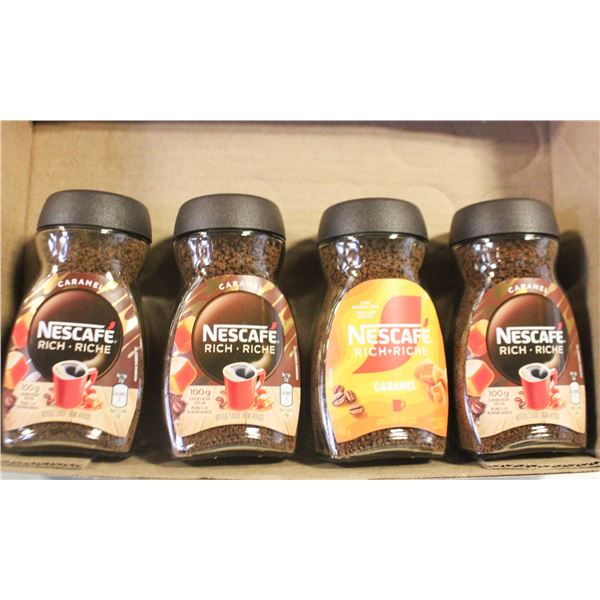 4 NESCAFE RICH FLAVORED INSTANT COFFEE NEW SEALED