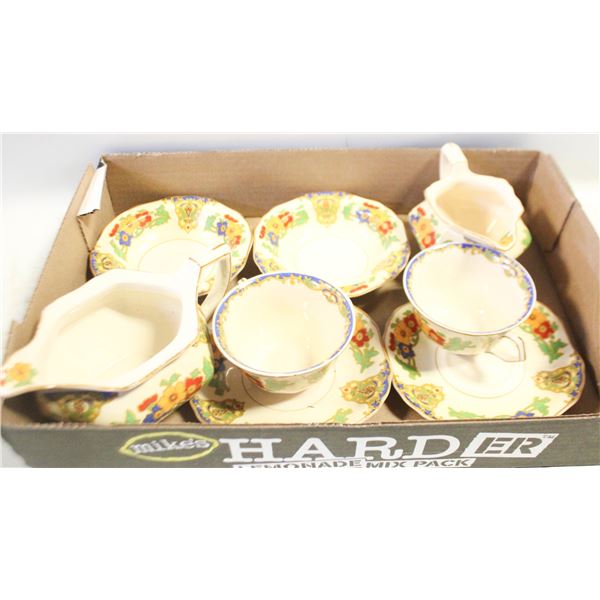 8 PIECES OF ENGLISH CHINA BY JOHN MADDOCK AND SONS