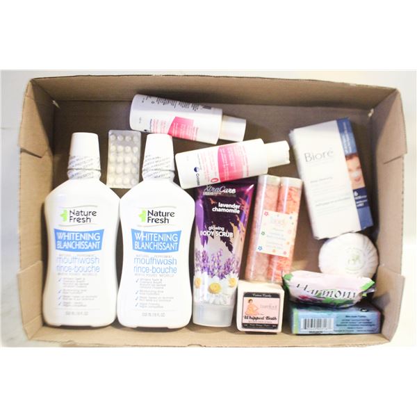 FLAT OF NEW SURPLUS BATH PRODUCTS