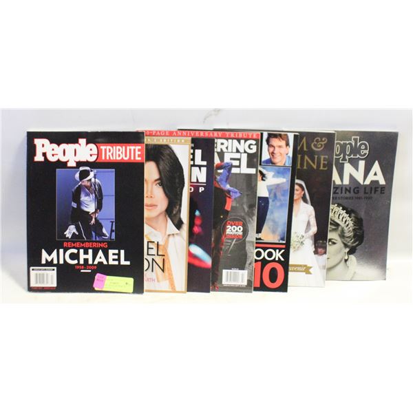 4 MICHAEL JACKSON TRIBUTE MAGAZINES PLUS