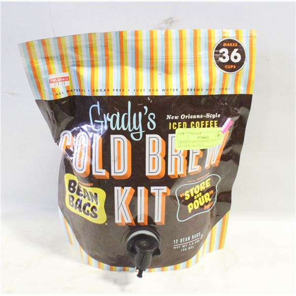 GRADY'S ICED COFFEE COLD BREW KIT NEW ORLEANS