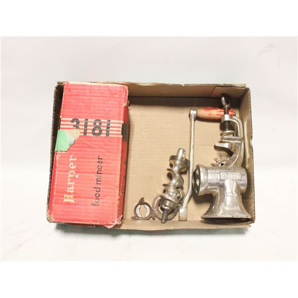 VINTAGE HARPER FOOD GRINDER