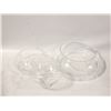 Image 1 : STACKING LIDDED GLASS DISH & GLASS DECANTER