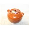 Image 1 : VINTAGE BEAN CROCK (LID REPAIRED)