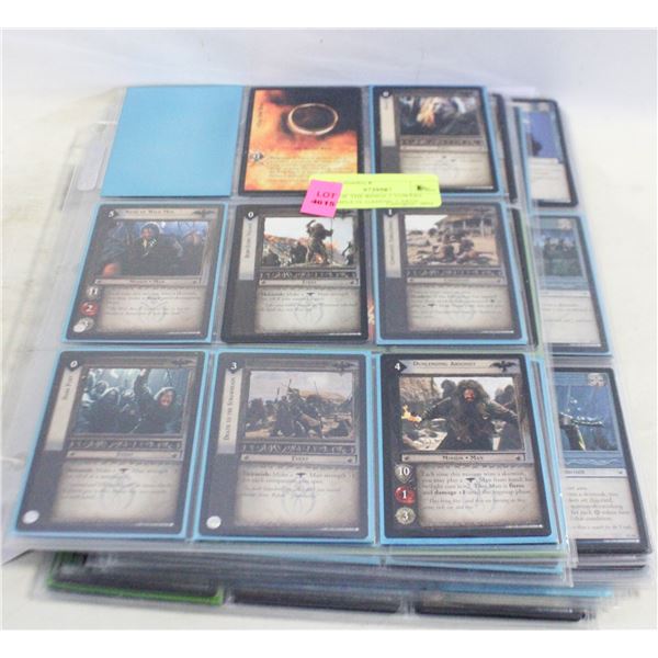 LORD OF THE RINGS 2 TOWERS INCOMPLETE GAMING CARDS