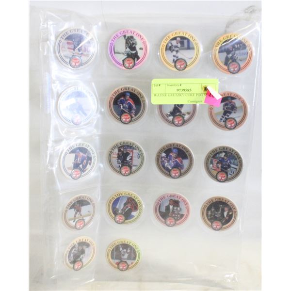 WAYNE GRETZKY COKE POG SET
