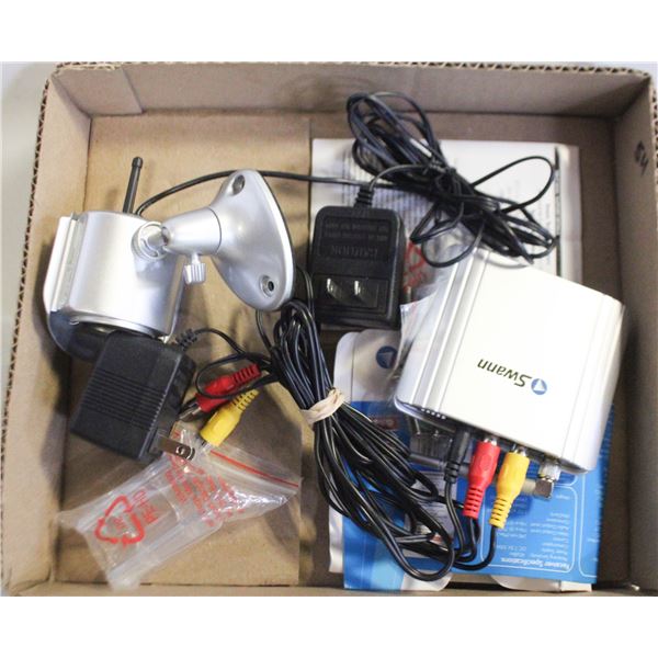 SWANN 2.4 GHZ WIRELESS SECURITY CAMERA AND