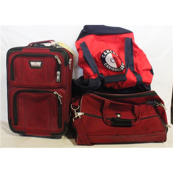 AIR CANADA TRAVEL BAG WITH CANCUN DUFFLEBAG