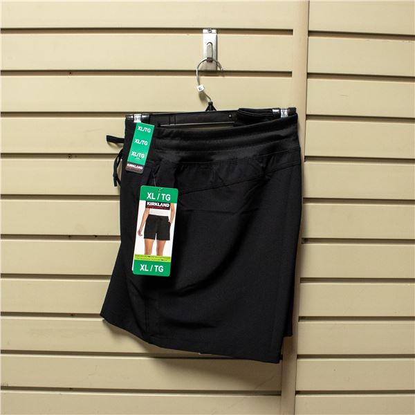 NEW KIRKLAND WOMEN'S BLACK ACTIVE SHORT SIZE XL