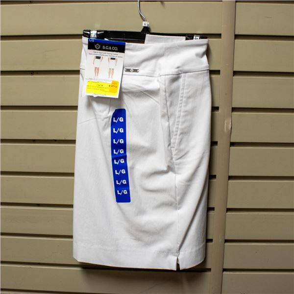NEW S.C & CO. WOMEN'S PULL-ON TUMMY CONTROL SKORT