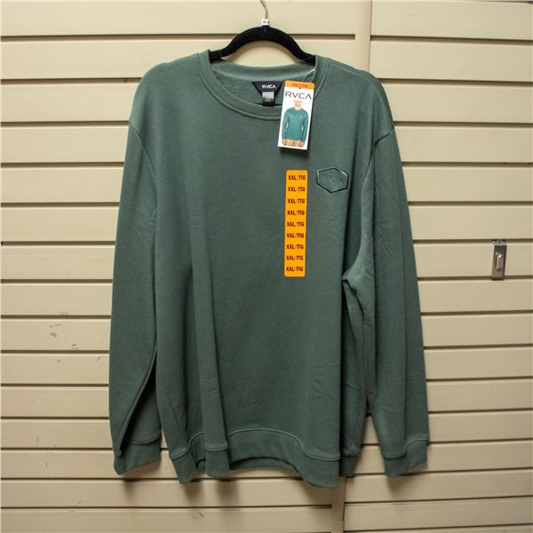 NEW MENS SZ XXL RVCA SWEATER