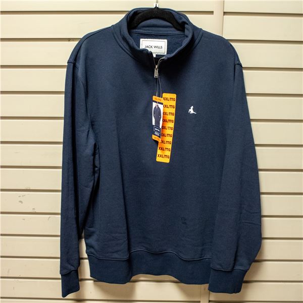 NEW MENS SZ XXL JACK WILLS GREAT BRITAIN BLUE LONG
