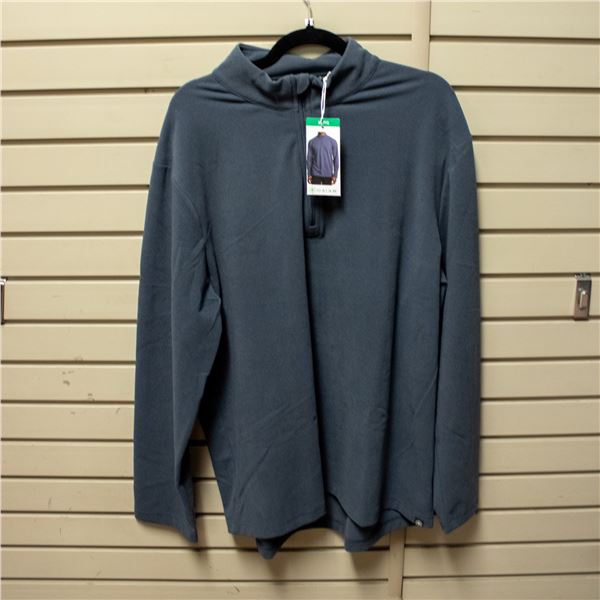 NEW MENS SZ XL GAIAM LONG SLEEVE SHIRT - GRAY