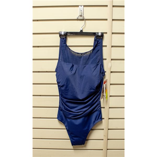 NEW WOMEN SZ 8 MIRADONNA BY MIRACLESUIT NAVY BLUE