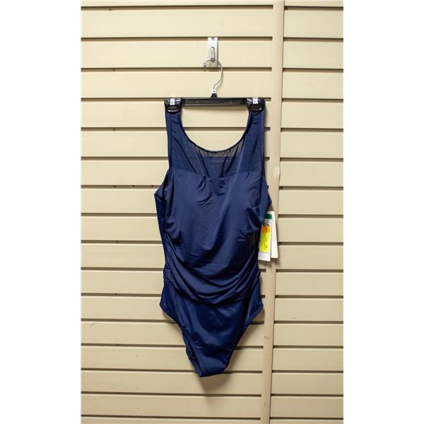 NEW WOMEN SZ 12 MIRADONNA BY MIRACLESUIT NAVY BLUE