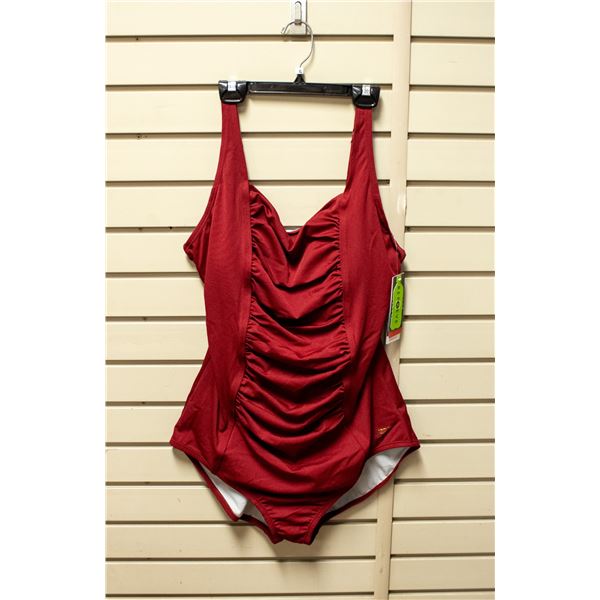 NEW SPEEDO WOMEN'S ONE PIECE SWIMSUIT SIZE 16