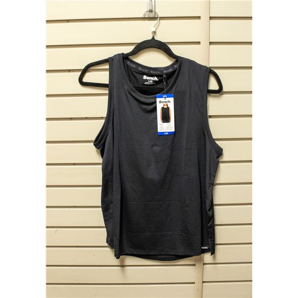 NEW BENCH WOMEN'S SLEEVELESS BLACK SHIRT SIZE L