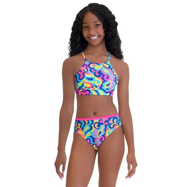 NEW ROOTS GIRL'S 2PC BIKINI SWIM SUIT SIZE XL/TG