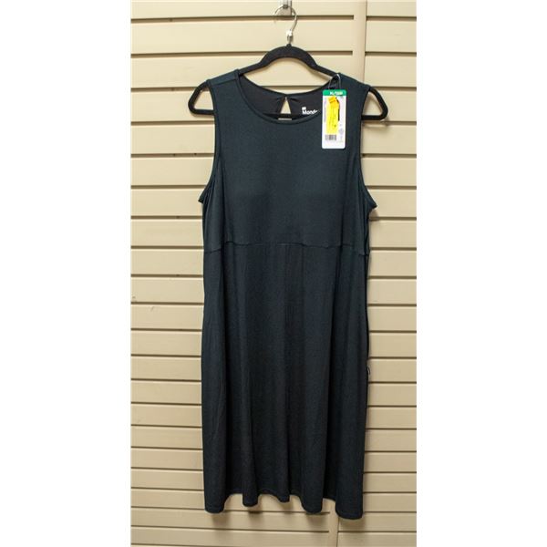 NEW MONDETTA COMFORTABLE WOMEN'S BLACK DRESS XL