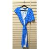Image 1 : NEW FRENCH CONNECTION WOMEN'S WRAP BLUE DRESS XL