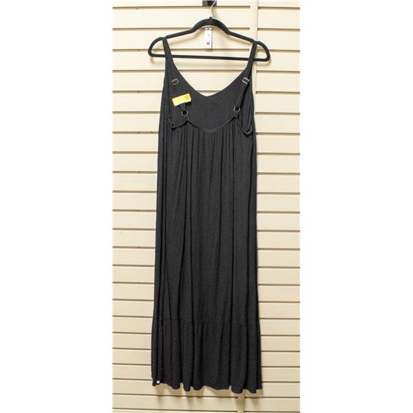 NEW HURLEY WOMEN'S MAXI BLACK DRESS XL