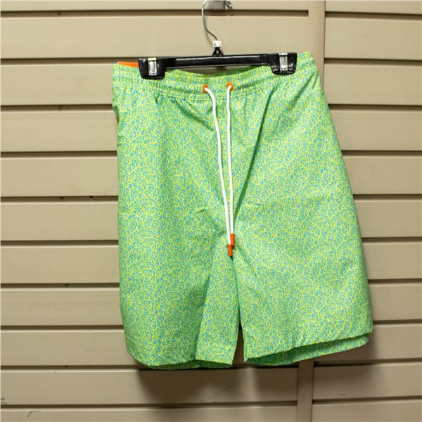 NEW SWIMS MEN'S GREEN/BLUE SWIM SHORT SIZE XL