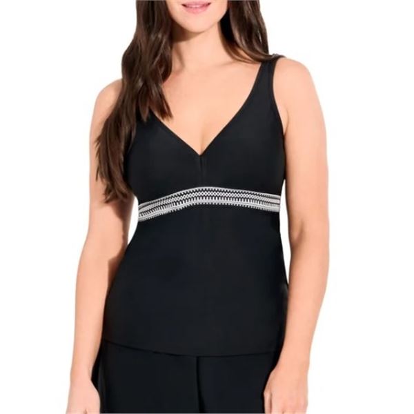 NEW CHRISTINA WOMEN'S TANKINI SWIM TOP SZ LRG