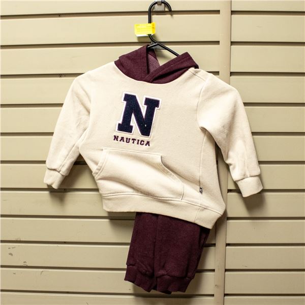 NEW NAUTICA KIDS 2PC SWEATER AND SWEATPANTS SZ 3