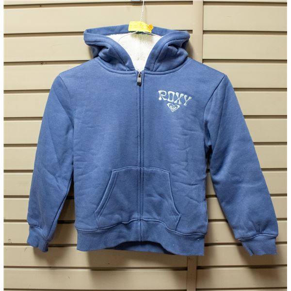 NEW KIDS ROXY SHERPA LINED FULL ZIP SWEATER SZ 10