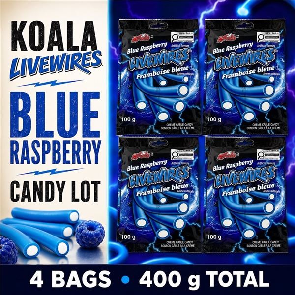 4 KOALA BLUE RASPBERRY LIVEWIRES 100G BB 10/27