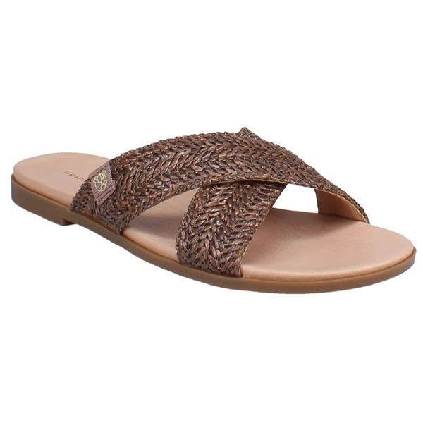 NEW DRAPER JAMES WOMENS SIZE 9 SANDALS - BROWN