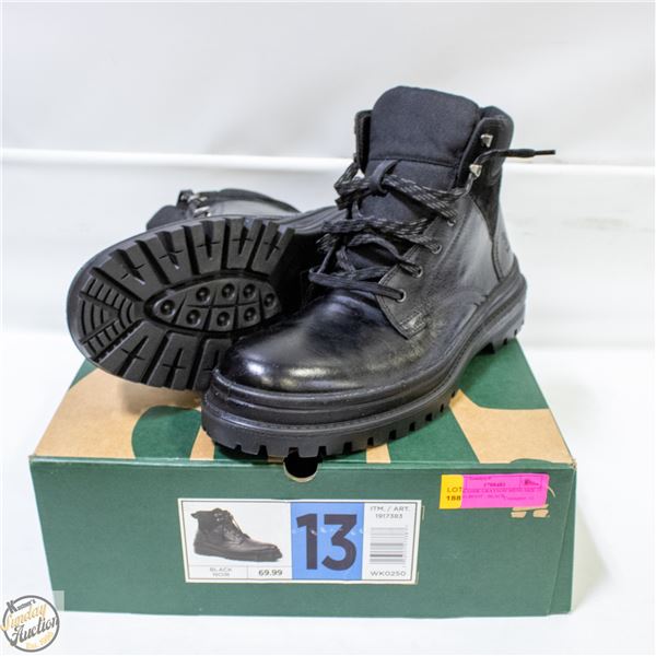 NEW KAMIK GRAYSON MENS SIZE 13 HIKING BOOT - BLACK