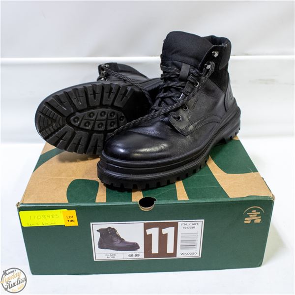 KAMIK GRAYSON MENS SIZE 11 HIKING BOOTS - BLACK