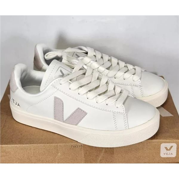 BRAND NEW VEJA CAMPO LEATHER EXTRA WHITE NATURAL