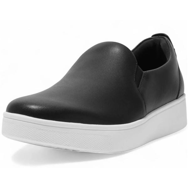 BRAND NEW FITFLOP RALLY LEATHER SLIP-ON SNEAKER 9
