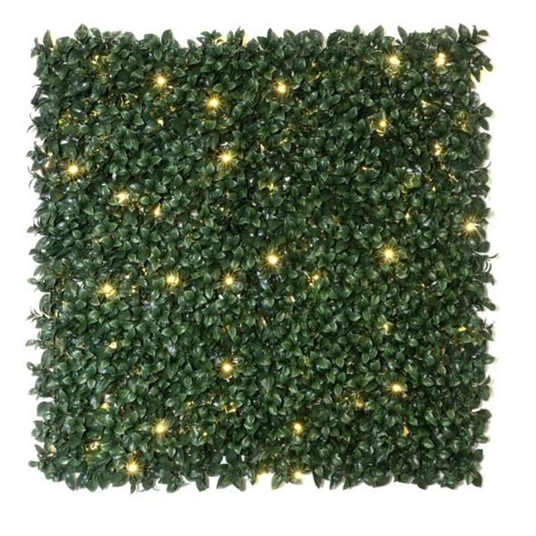 NEW 40X40 INCH PLANT WALL DECOR WITH LED LIGHTS