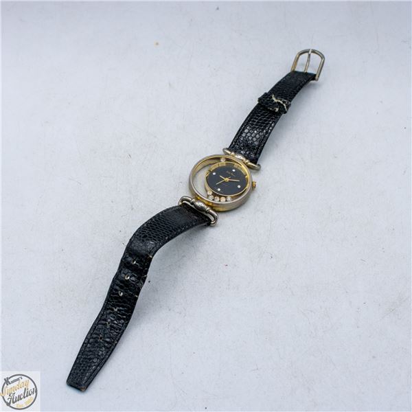 VINTAGE ESTA ROMA FLOATING CRYSTALS WATCH