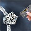Image 4 : 1 CT GRA CERTIFIED ROUND BRILLIANT MOISSANITE