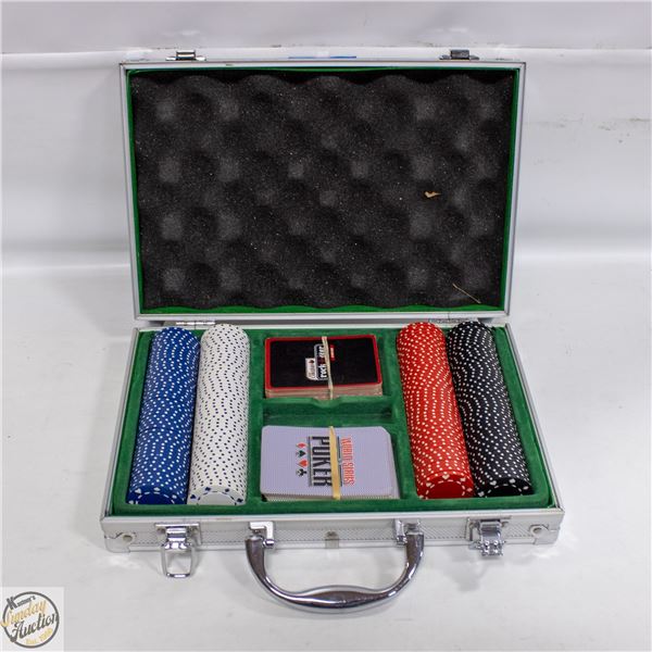 POKER CHIPS & CARDS